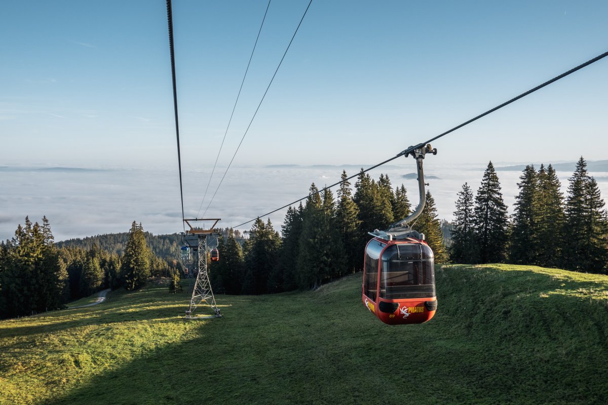 Kabinenbahn Krienseregg-Fräkmüntegg, Oktober 2022