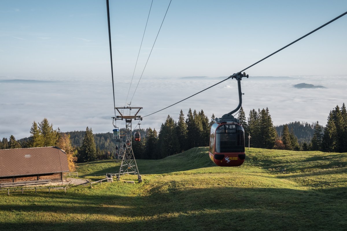 Kabinenbahn Krienseregg-Fräkmüntegg, Oktober 2022