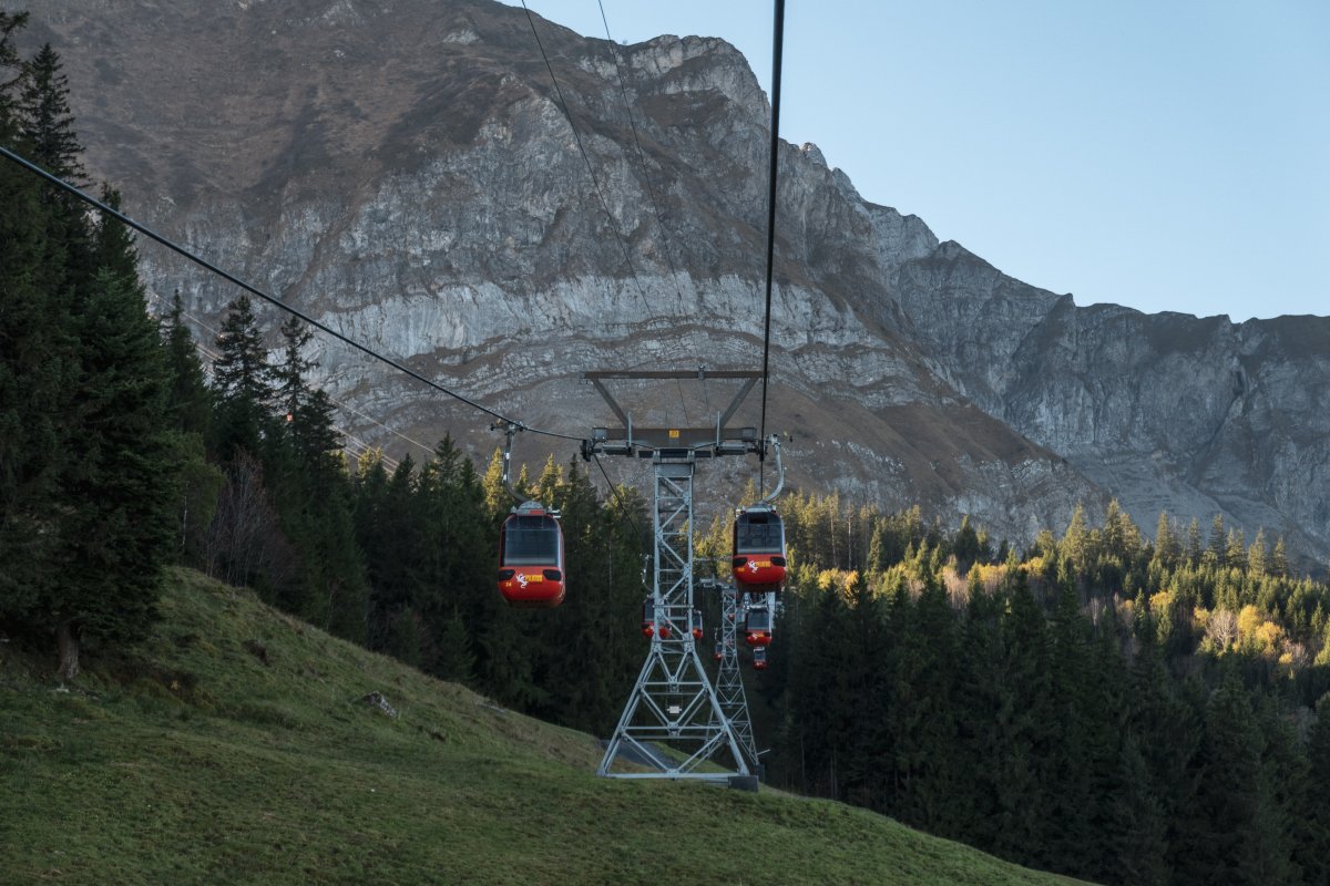 Kabinenbahn Krienseregg-Fräkmüntegg, Oktober 2022