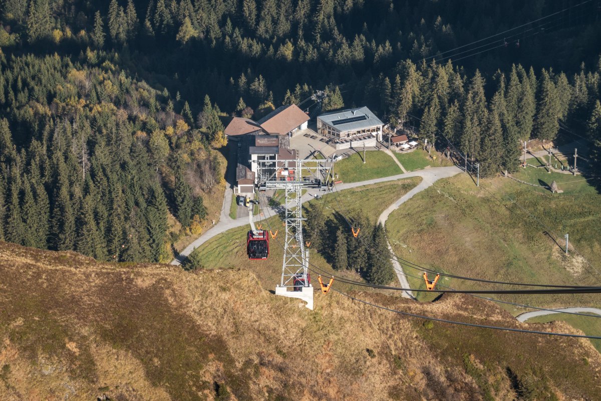 Luftseilbahn Fräkmüntegg-Pilatus Kulm, Oktober 2022