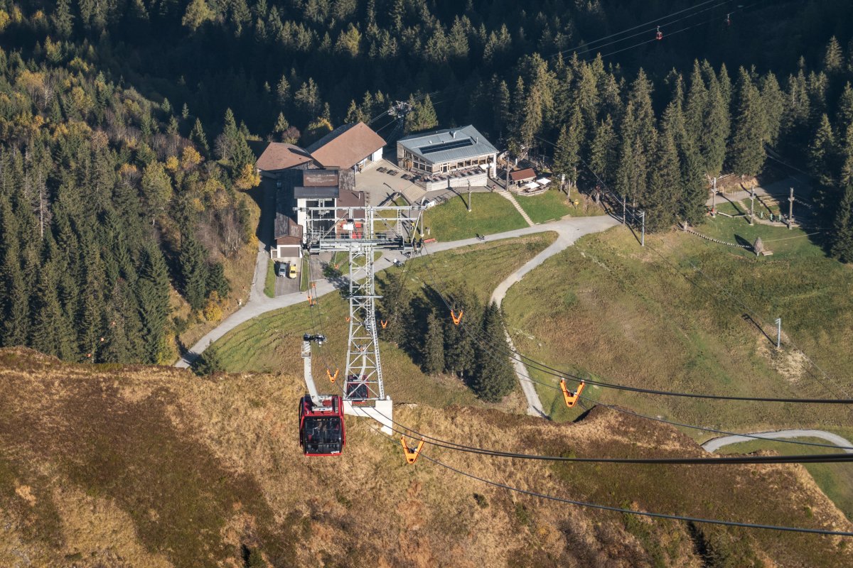 Luftseilbahn Fräkmüntegg-Pilatus Kulm, Oktober 2022