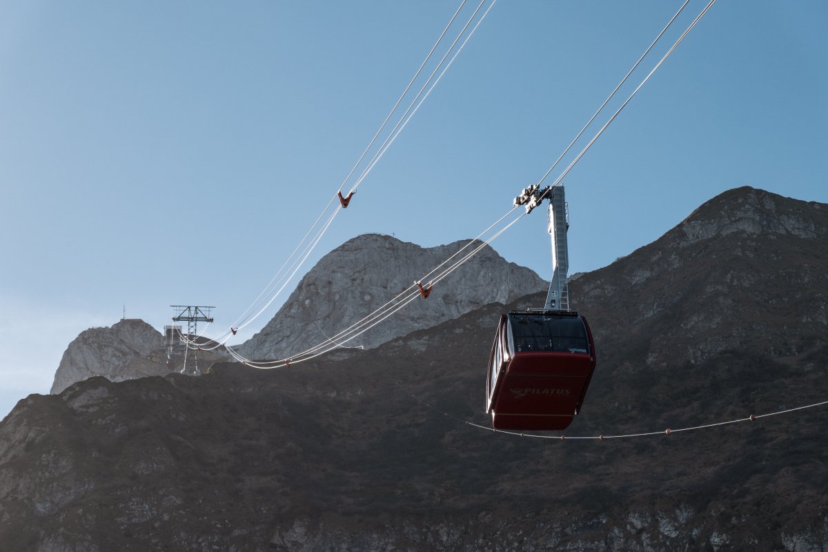Luftseilbahn Fräkmüntegg-Pilatus Kulm, Oktober 2022