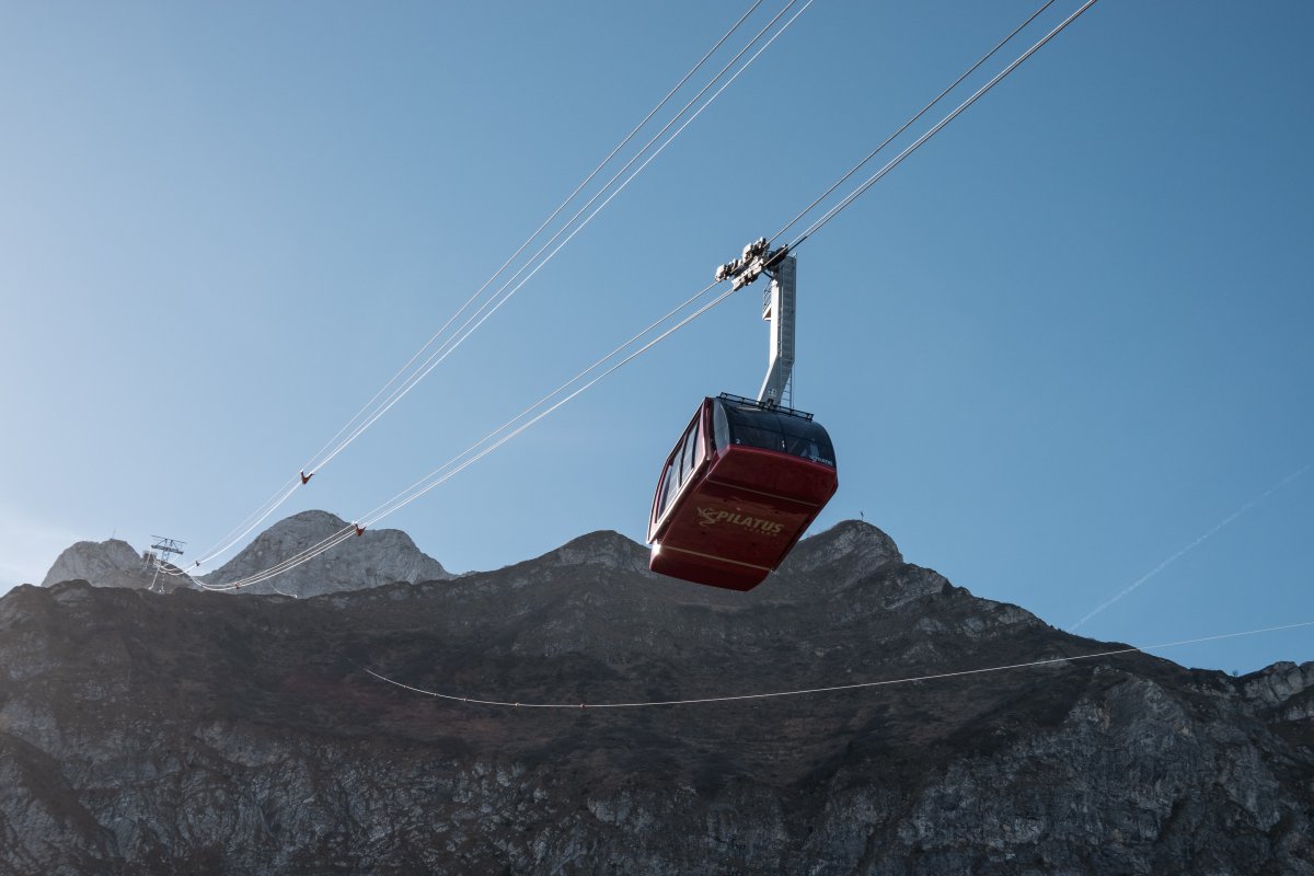 Luftseilbahn Fräkmüntegg-Pilatus Kulm, Oktober 2022