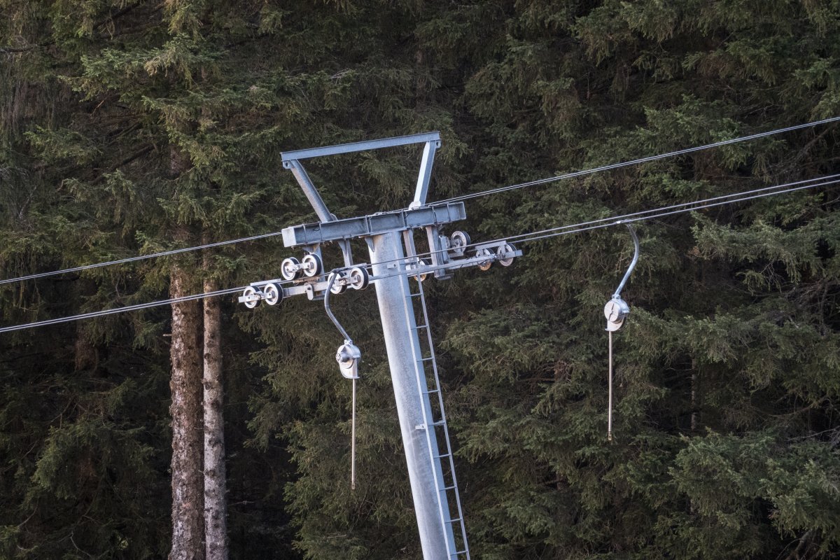 Schlepplift Fräkmüntegg mit Rodelbahn, Oktober 2022