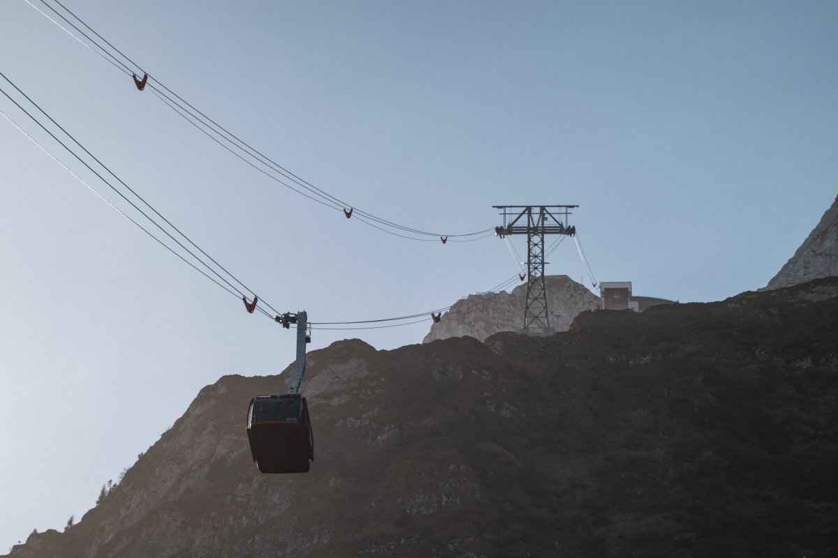 Luftseilbahn Fräkmüntegg-Pilatus Kulm, Oktober 2022