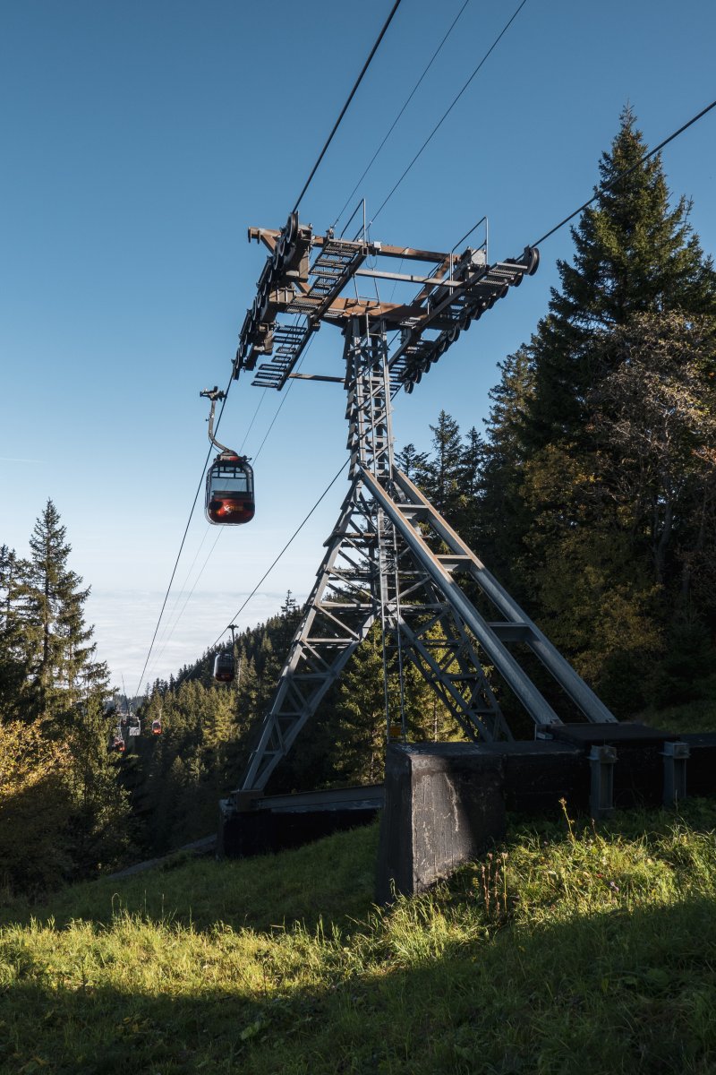 Kabinenbahn Krienseregg-Fräkmüntegg, Oktober 2022