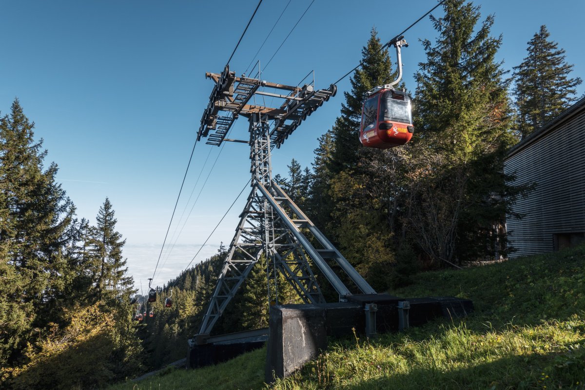 Kabinenbahn Krienseregg-Fräkmüntegg, Oktober 2022