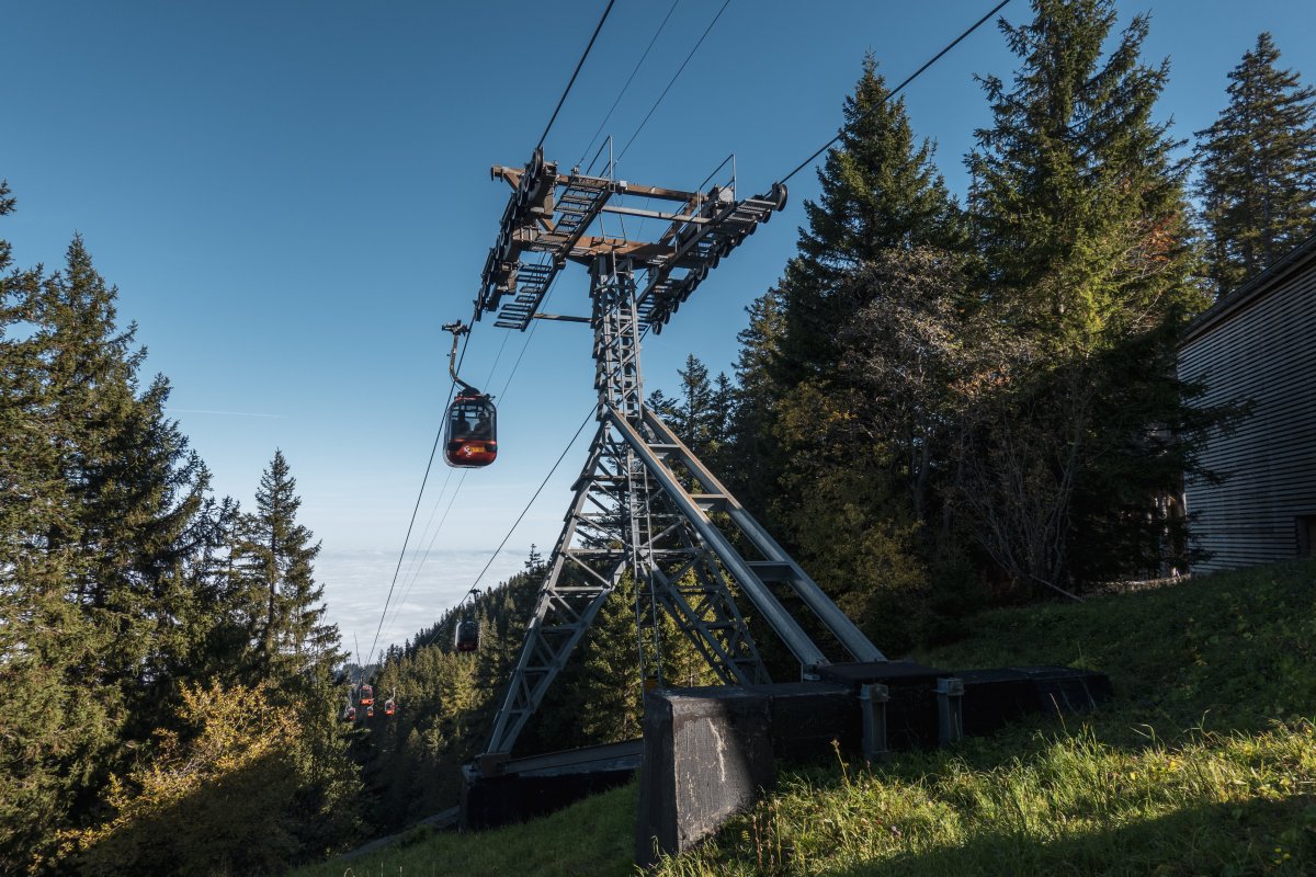 Kabinenbahn Krienseregg-Fräkmüntegg, Oktober 2022
