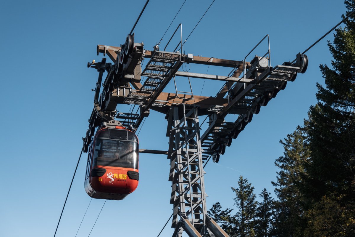 Kabinenbahn Krienseregg-Fräkmüntegg, Oktober 2022