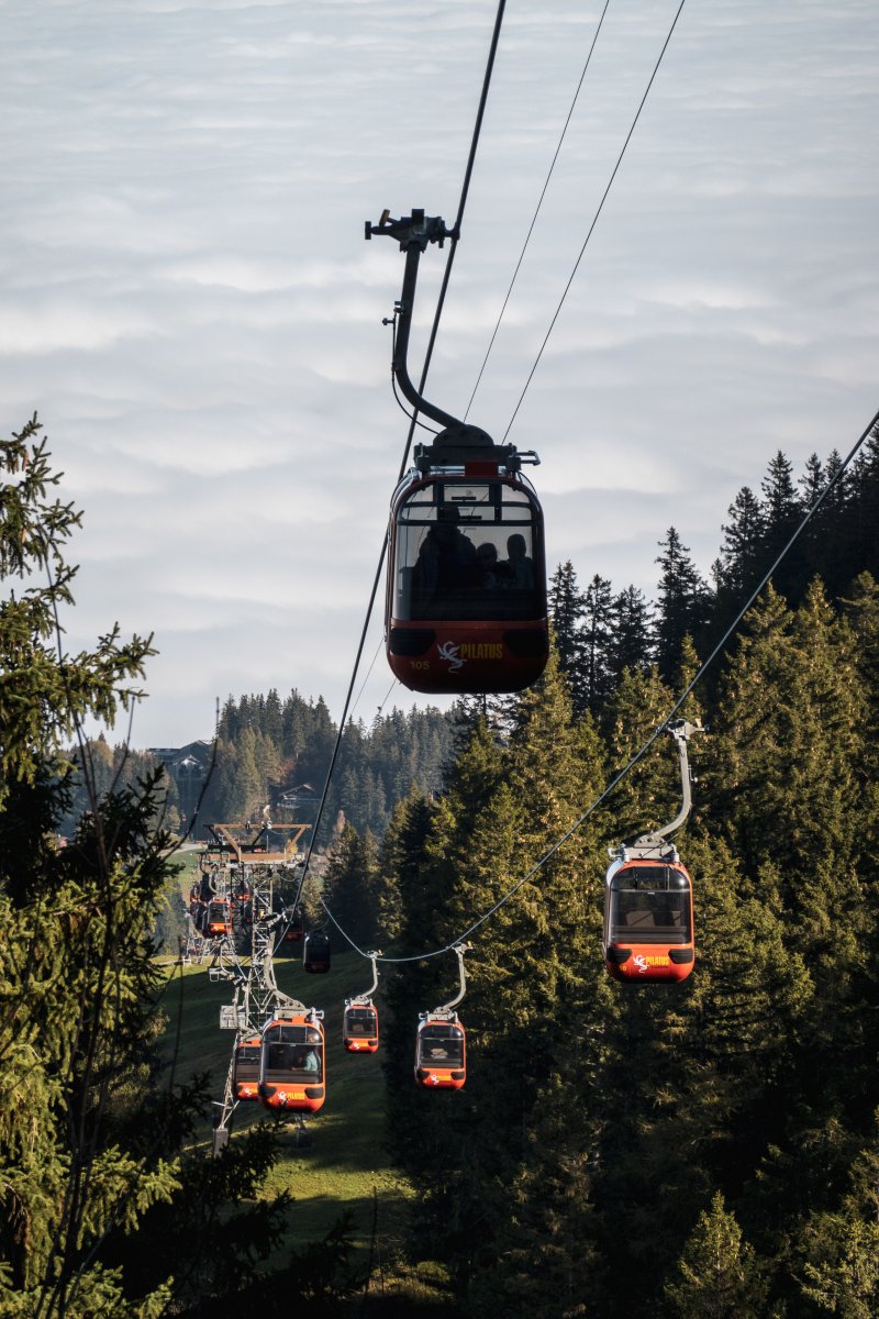 Kabinenbahn zur Fräkmüntegg