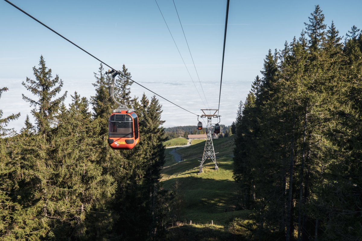 Kabinenbahn Krienseregg-Fräkmüntegg, Oktober 2022