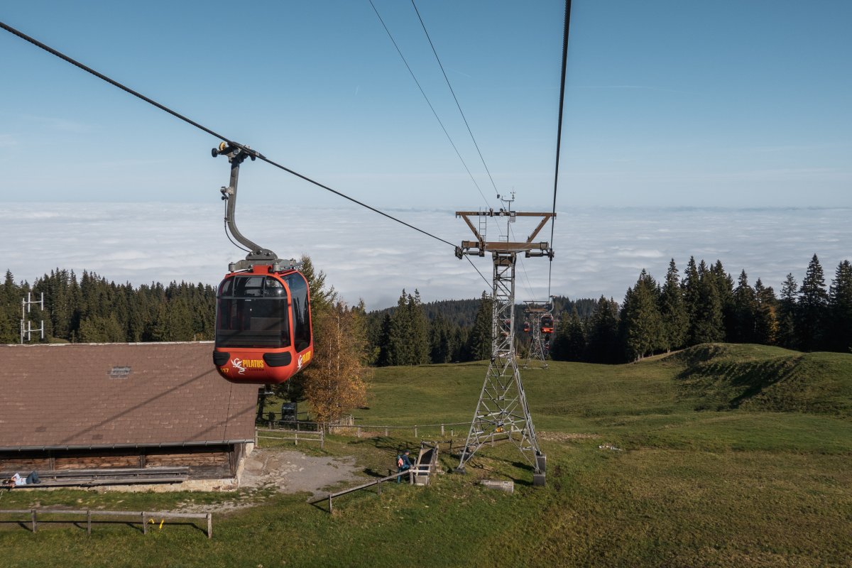 Kabinenbahn Krienseregg-Fräkmüntegg, Oktober 2022