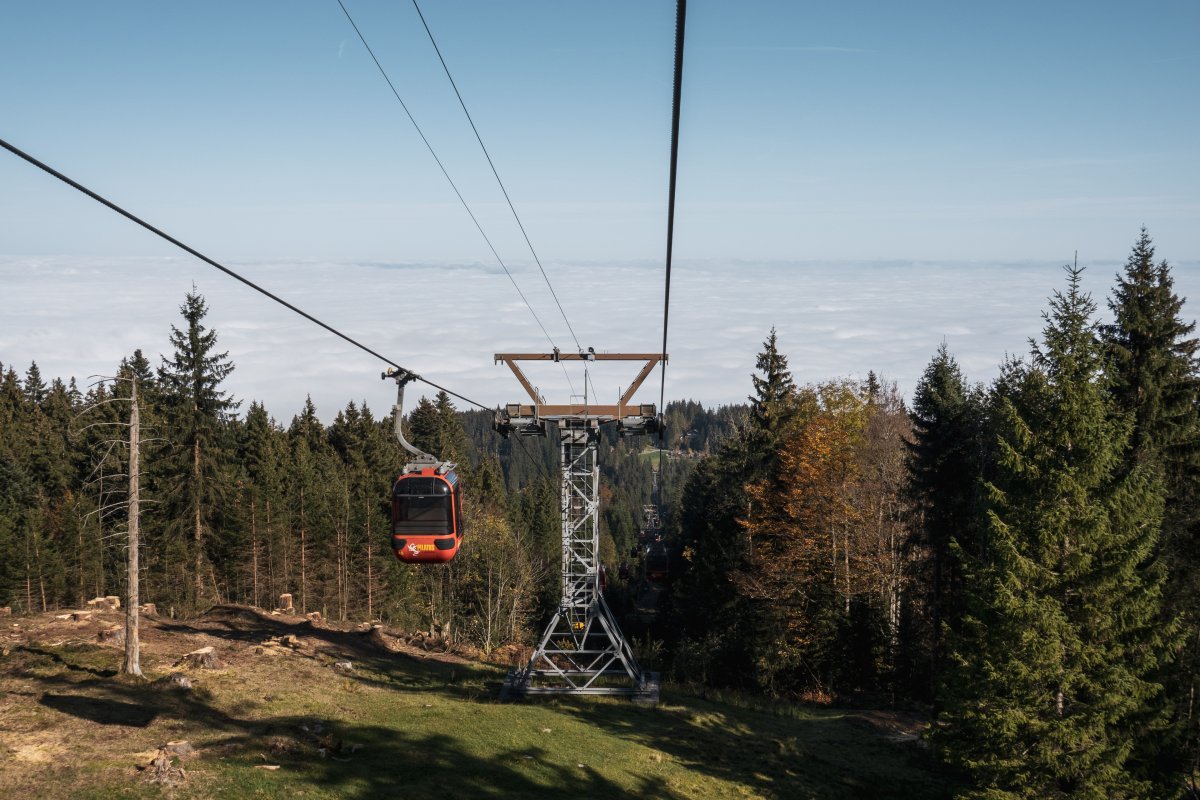 Kabinenbahn Krienseregg-Fräkmüntegg, Oktober 2022