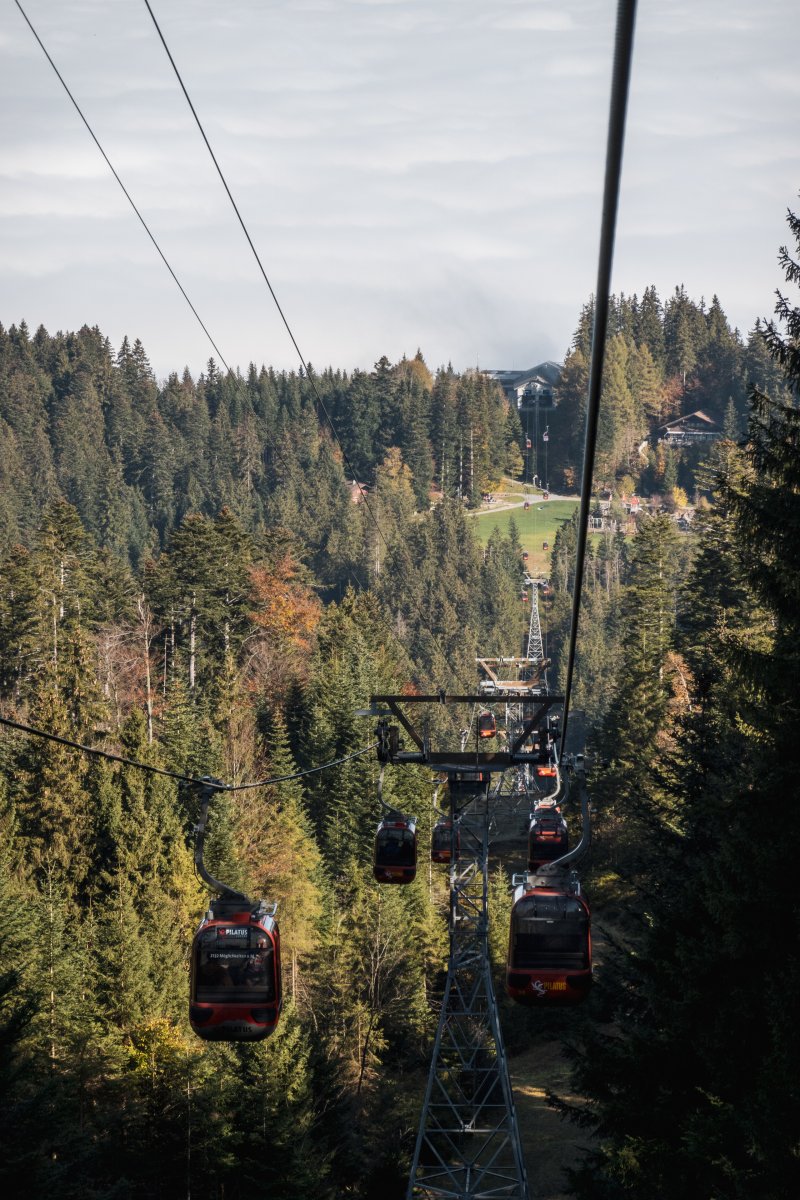 Kabinenbahn Krienseregg-Fräkmüntegg, Oktober 2022