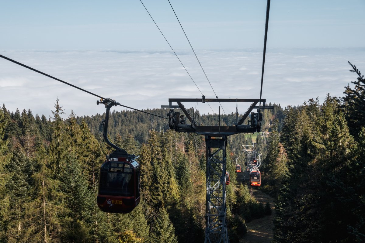 Kabinenbahn Krienseregg-Fräkmüntegg, Oktober 2022