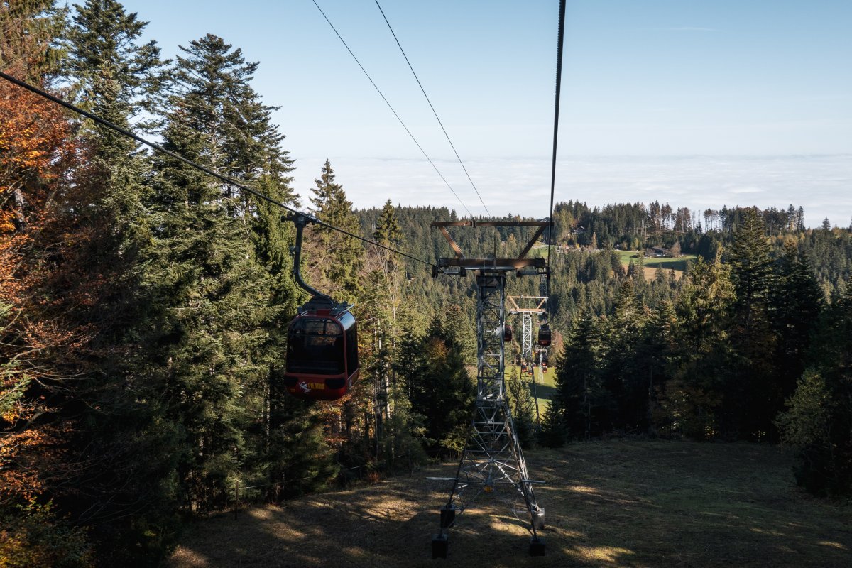 Kabinenbahn Krienseregg-Fräkmüntegg, Oktober 2022