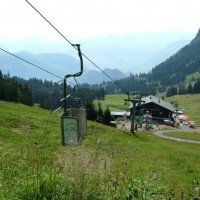 Korblift Alp Fräkmünt-Fräkmüntegg, Juli 2006