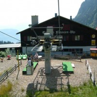 Talstation des Korblifts Alp Fräkmünt-Fräkmüntegg, Juli 2006