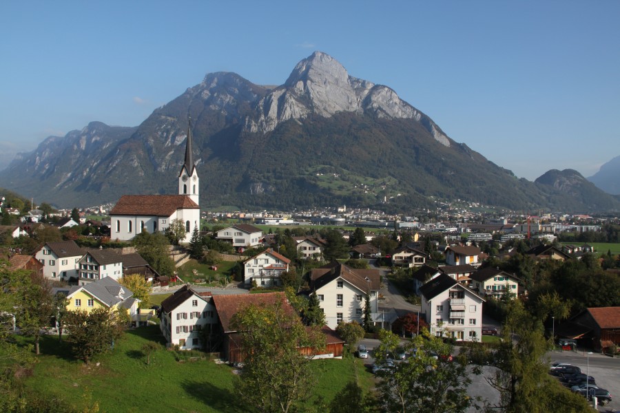 Wangs im Rheintal, Oktober 2011