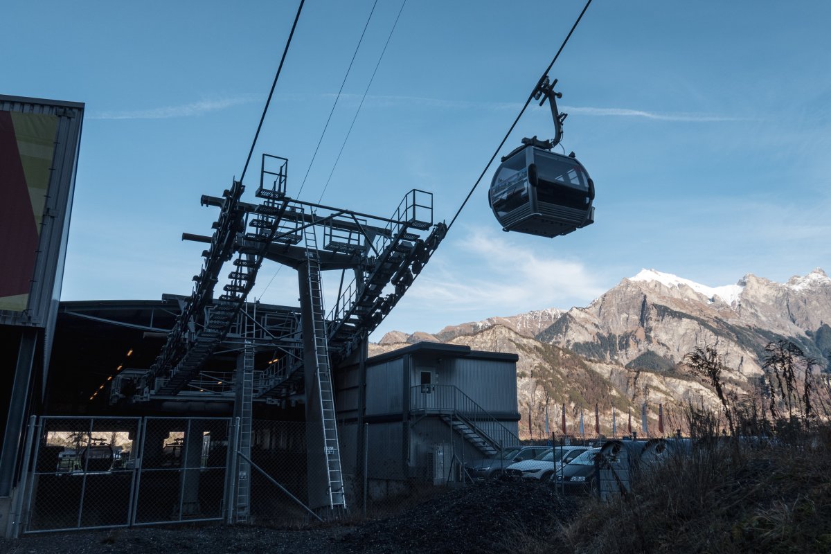 Talstation Seilbahn Bad Ragaz - Pizol