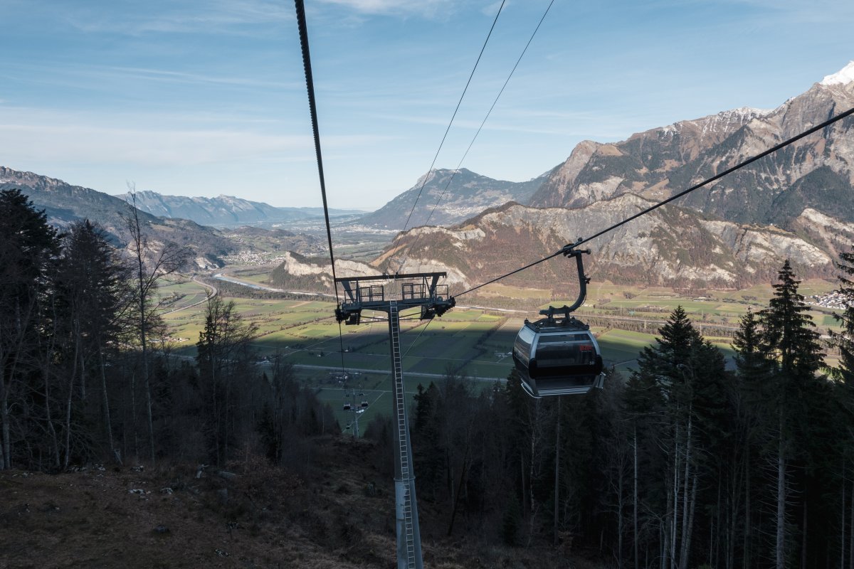 Kabinenbahn Bad Ragaz - Pardiel