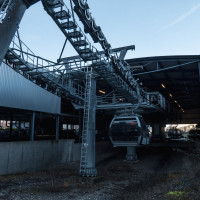 Talstation der Kabinenbahn Bad Ragaz-Pardiel, Dezember 2022