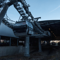 Talstation der Kabinenbahn Bad Ragaz-Pardiel, Dezember 2022