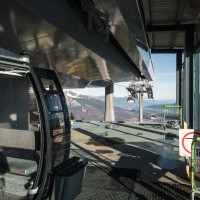 Bergstation der Kabinenbahn Bad Ragaz-Pardiel, Dezember 2022