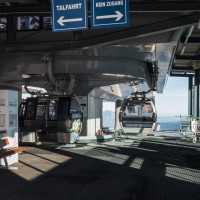 Bergstation der Kabinenbahn Bad Ragaz-Pardiel, Dezember 2022