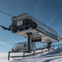 Bergstation der Sesselbahn Pardiel-Laufböden, Dezember 2022