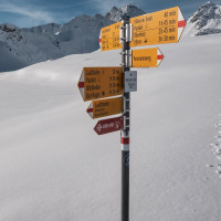 Winterwanderweg zwischen Laufböden und Pizolhütte, Dezember 2022