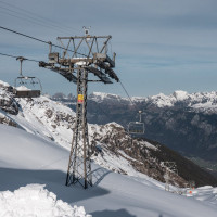 Sesselbahn Gaffia-Pizolhütte, Dezember 2022