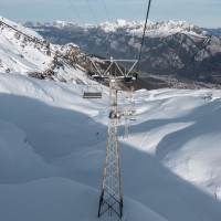 Sesselbahn Gaffia-Pizolhütte, Dezember 2022