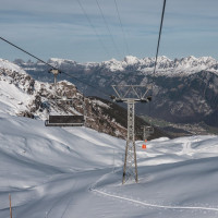 Sesselbahn Gaffia-Pizolhütte, Dezember 2022