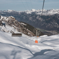 Sesselbahn Gaffia-Pizolhütte, Dezember 2022