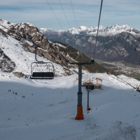 Sesselbahn Gaffia-Pizolhütte, Dezember 2022