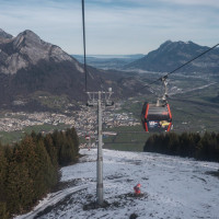 Kabinenbahn Wangs-Maienberg-Furt, Dezember 2022