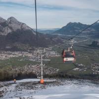 Kabinenbahn Wangs-Maienberg-Furt, Dezember 2022
