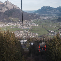 Kabinenbahn Wangs-Maienberg-Furt, Dezember 2022