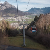 Kabinenbahn Wangs-Maienberg-Furt, Dezember 2022