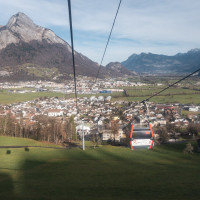 Kabinenbahn Wangs-Maienberg-Furt, Dezember 2022