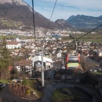 Kabinenbahn Wangs-Maienberg-Furt, Dezember 2022