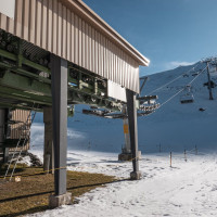 Talstation der Sesselbahn Gaffia-Pizolhütte, Dezember 2022