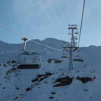 Sesselbahn Gaffia-Pizolhütte, Dezember 2022