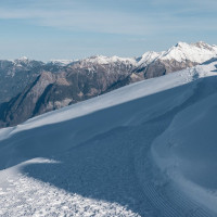 Winterwanderweg zwischen Laufböden und Pizolhütte, Dezember 2022