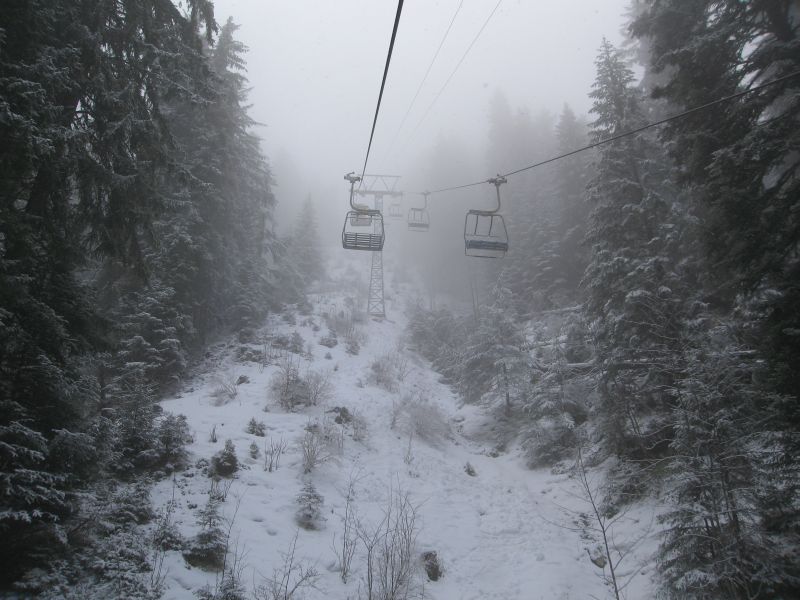 Strecke Sesselbahn Foilleuse, März 2008