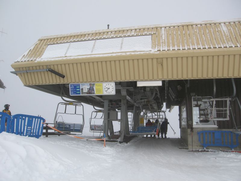Bergstation der Sesselbahn Foilleuse, März 2008