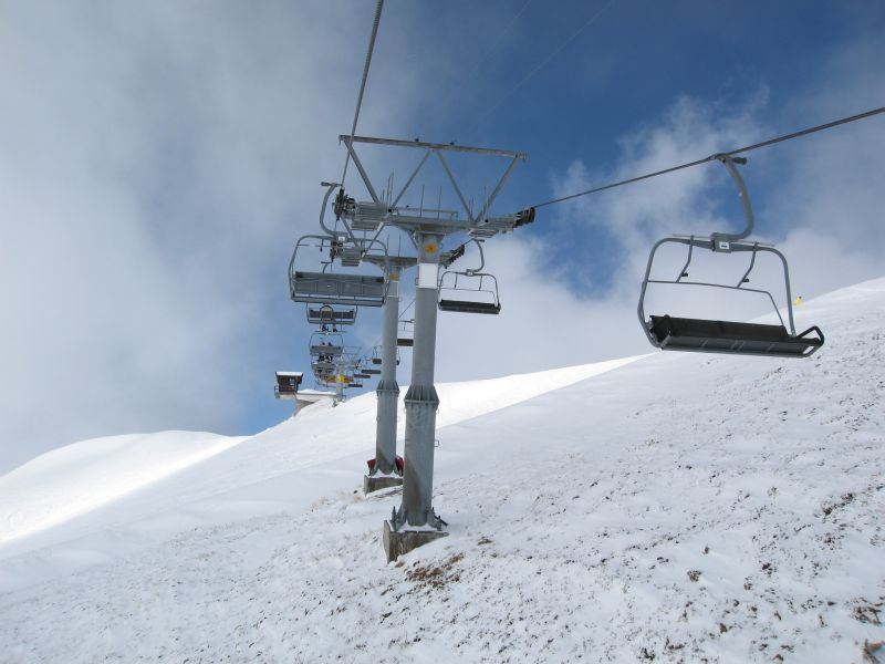 Sesselbahn Aiguilles des Champeys, März 2008