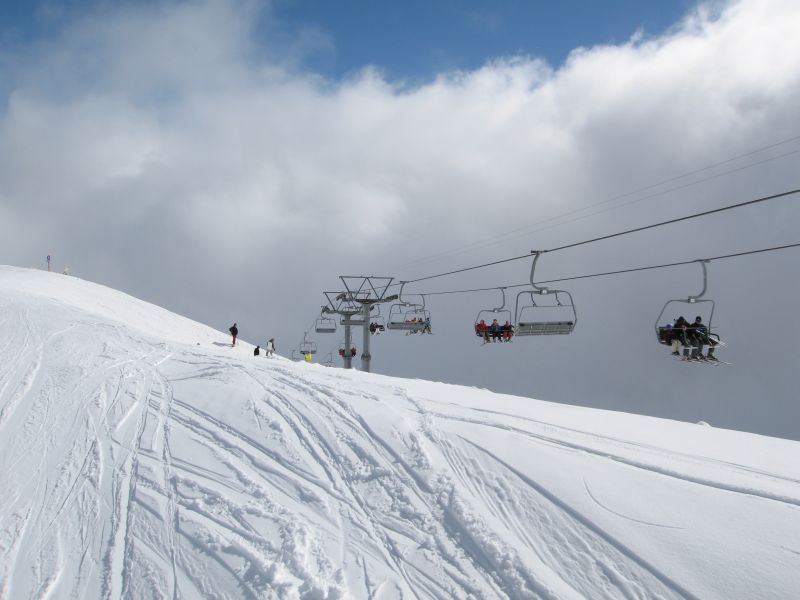 Sesselbahn Aiguilles des Champeys, März 2008