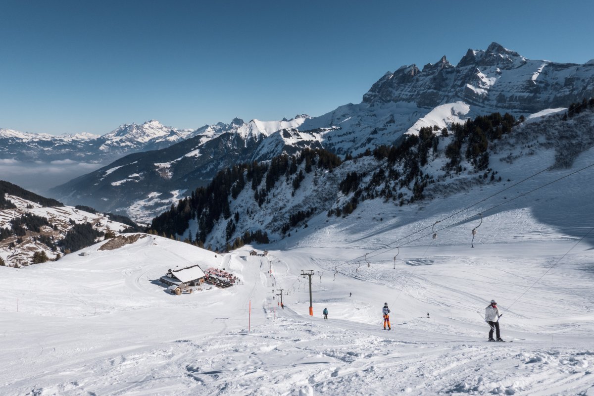 Schlepplift Marcheuson mit Dents du Midi